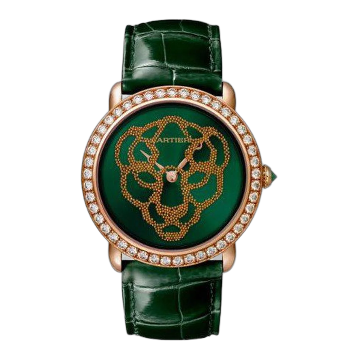 Cartier Revelation D'Une Panthere 18Kt Rose Gold With Diamonds Unisex Watch