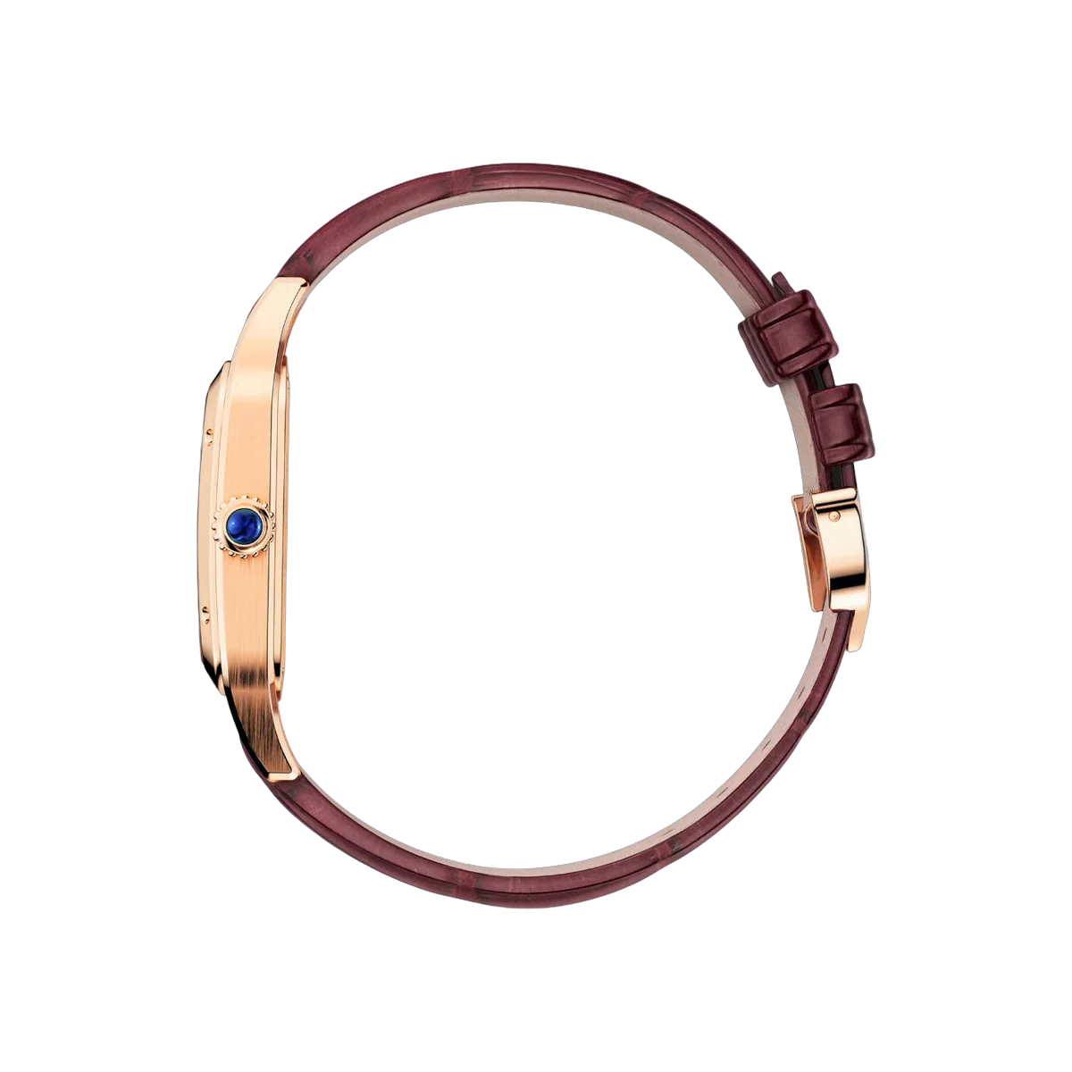 Cartier Santos Dumont WHSA0030 Roségold 43,5mm x 31,4mm Skelettzifferblatt Herrenuhr