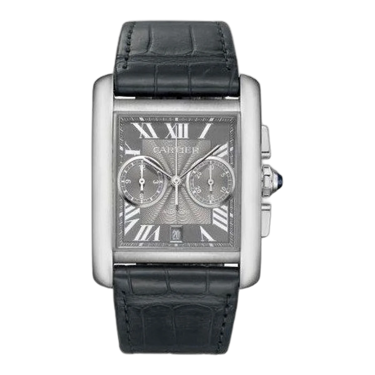 Cartier Tank Mc Chronograph 34.3Mm X 44Mm Stainless Steel Men's Watch