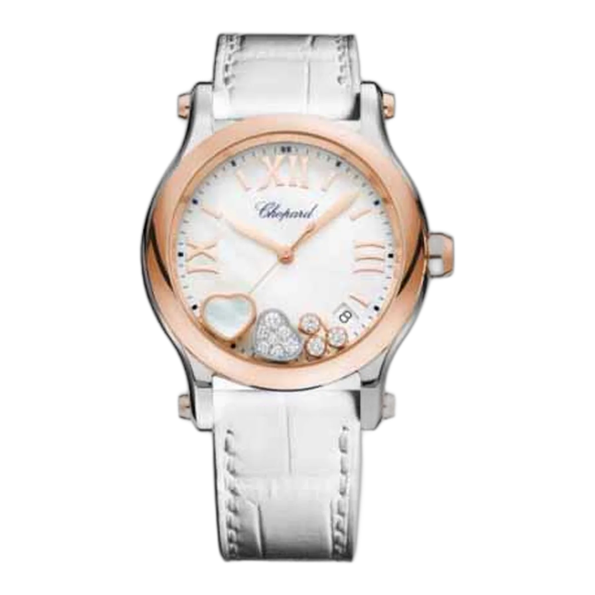 Chopard Happy Sport 36Mm Round Quartz Ladies Watch Ref. 278582-6009