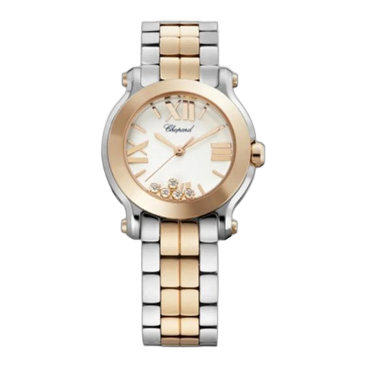 Chopard Happy Sport Two-Tone Gold/Steel Mini Ladies Watch