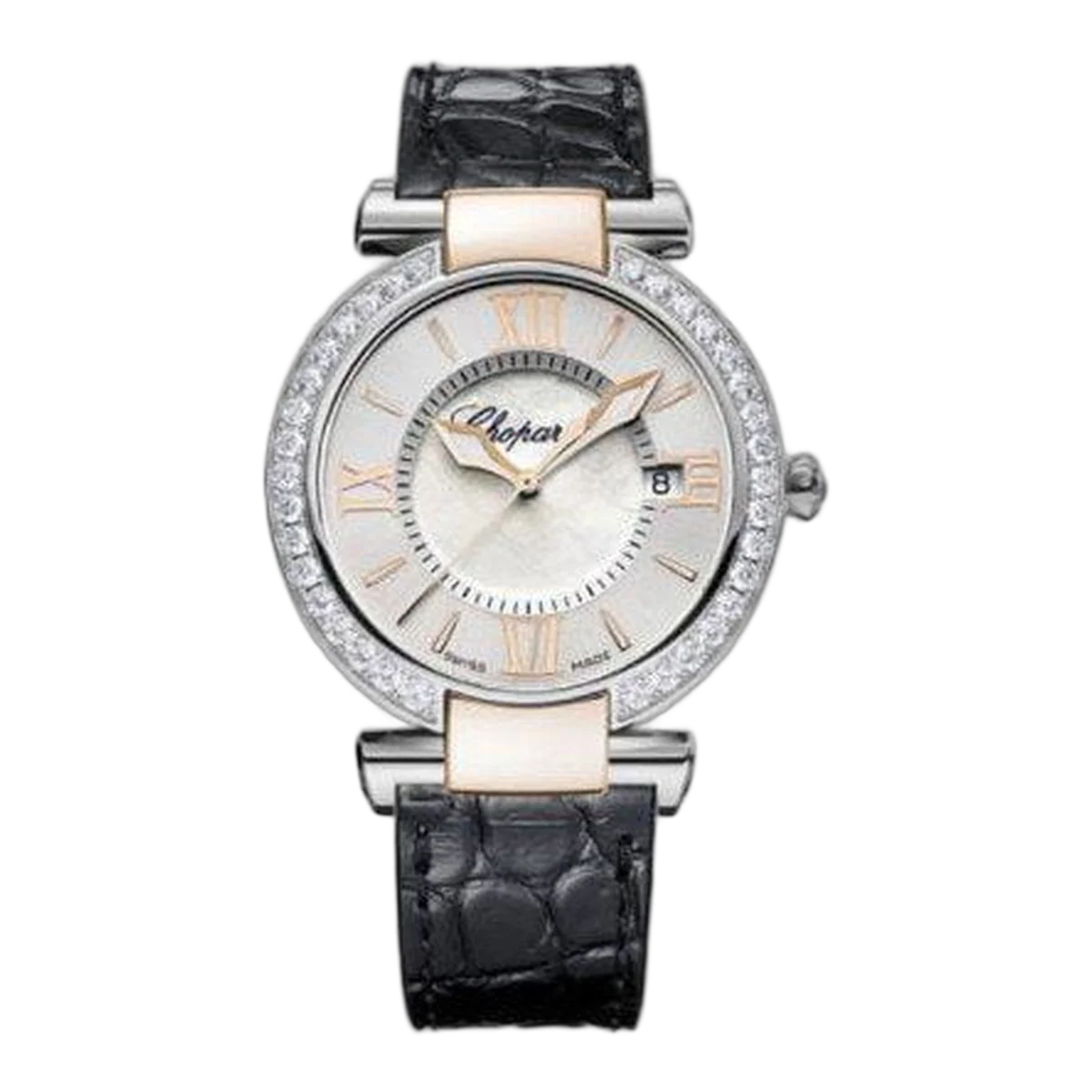 Chopard Imperiale 不锈钢 & 18Kt 玫瑰金 36 毫米女士腕表