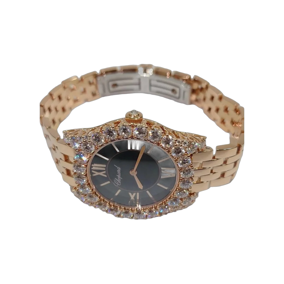 شوبارد "ساعة الماس" 109419-5413، قرص دائري متوسط أخضر