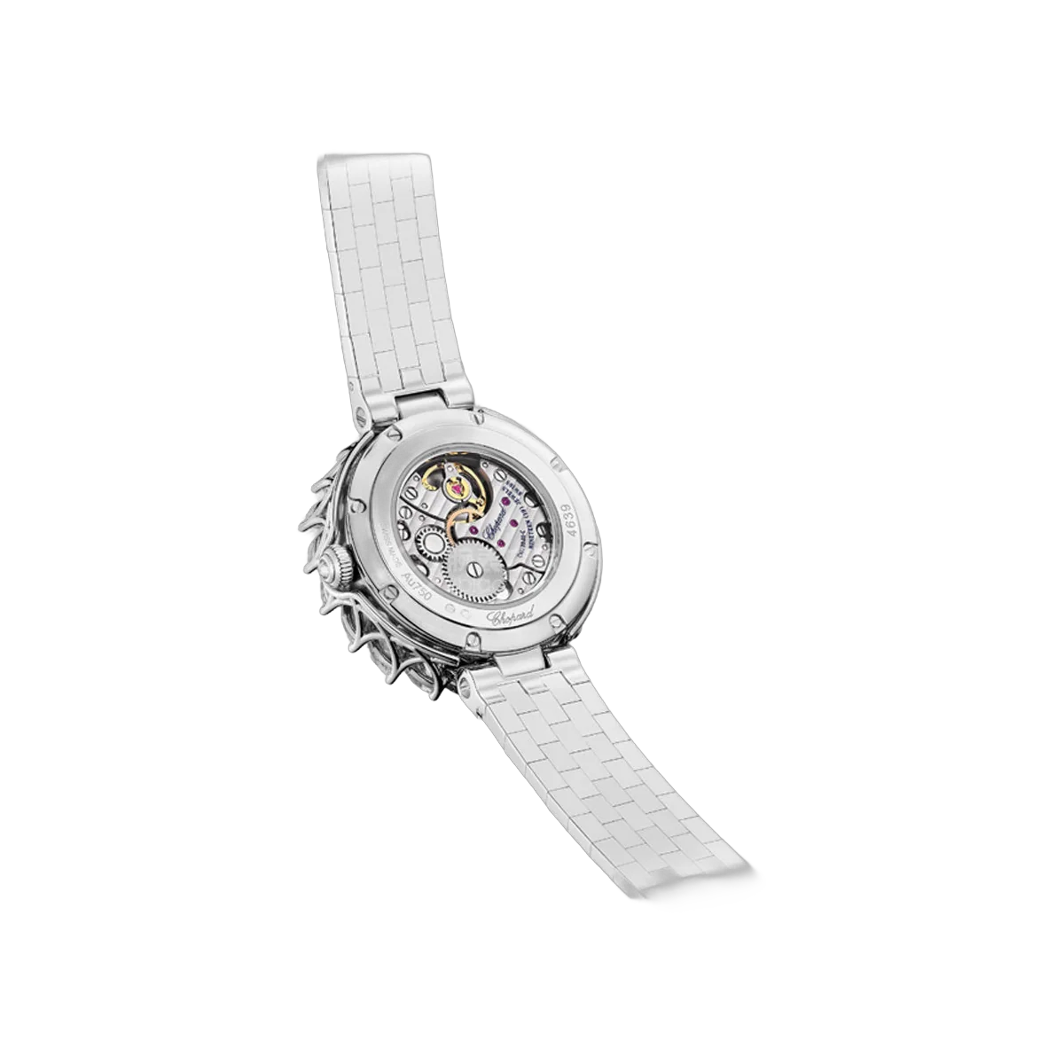 Chopard L'Heure du Diamant 10A175-1303 White Gold Diamond-set Bezel 28mm Blue Aventurina Dial Ladies Watch