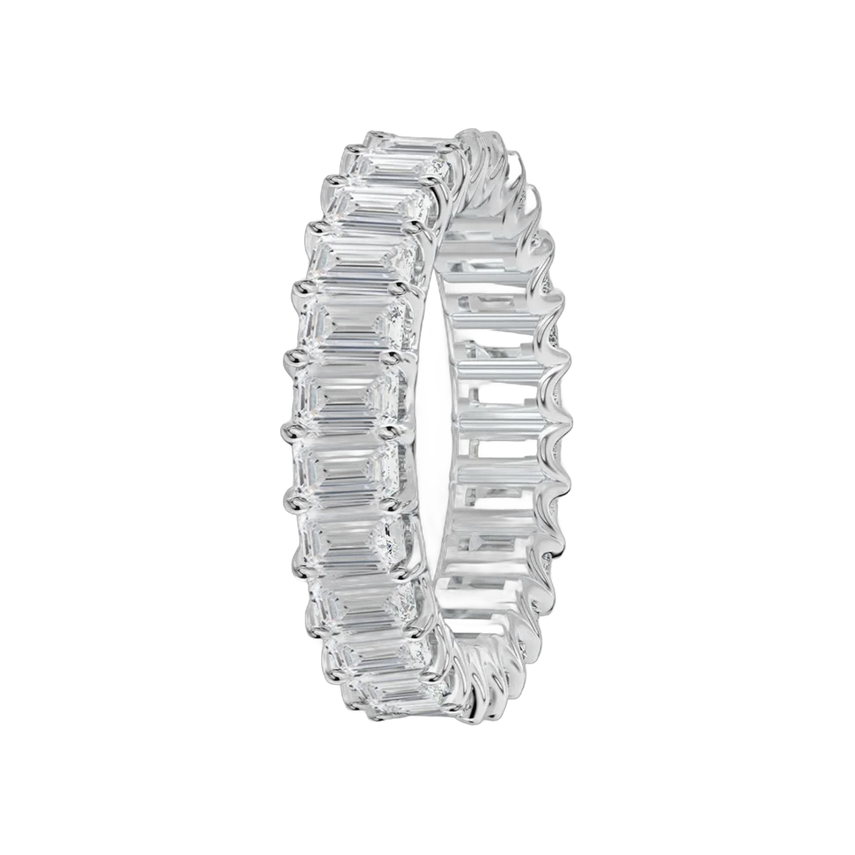 祖母绿永恒手环 - 14 指针 - 3.68CTS-HRD-E-G，VVS，50514R，总重量 - 4.62 克