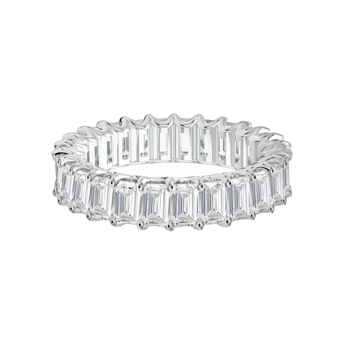 祖母绿永恒手环 - 14 指针 - 3.68CTS-HRD-E-G，VVS，50514R，总重量 - 4.62 克