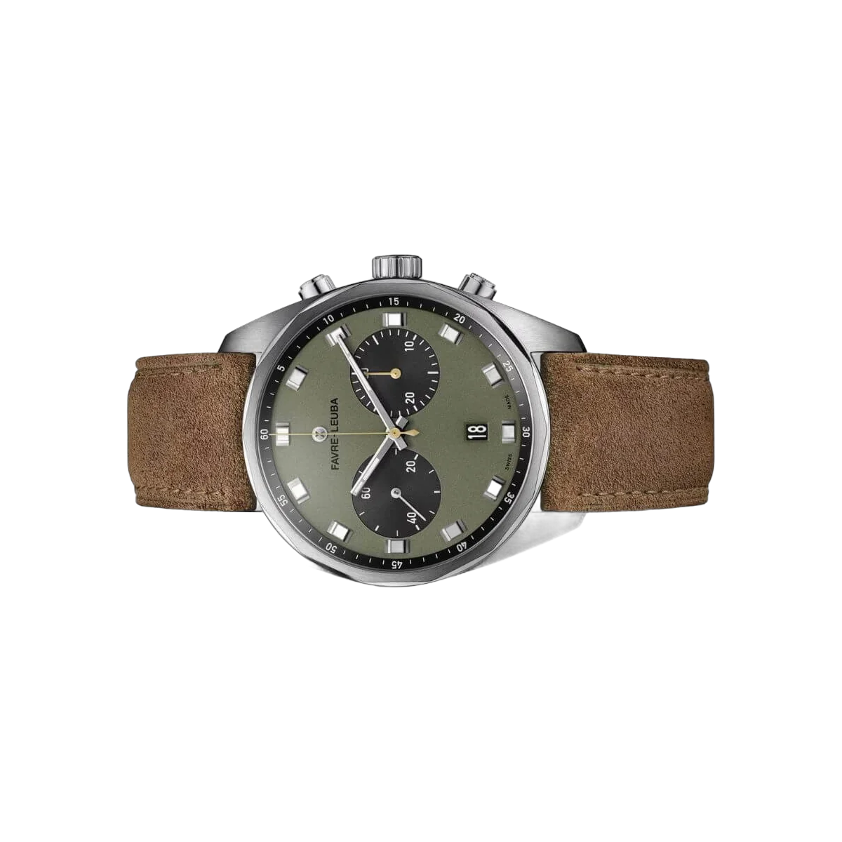 Favre-Leuba Sky Chief 00.10202.08.27.50 كرونوغراف أوتوماتيك مينا أخضر