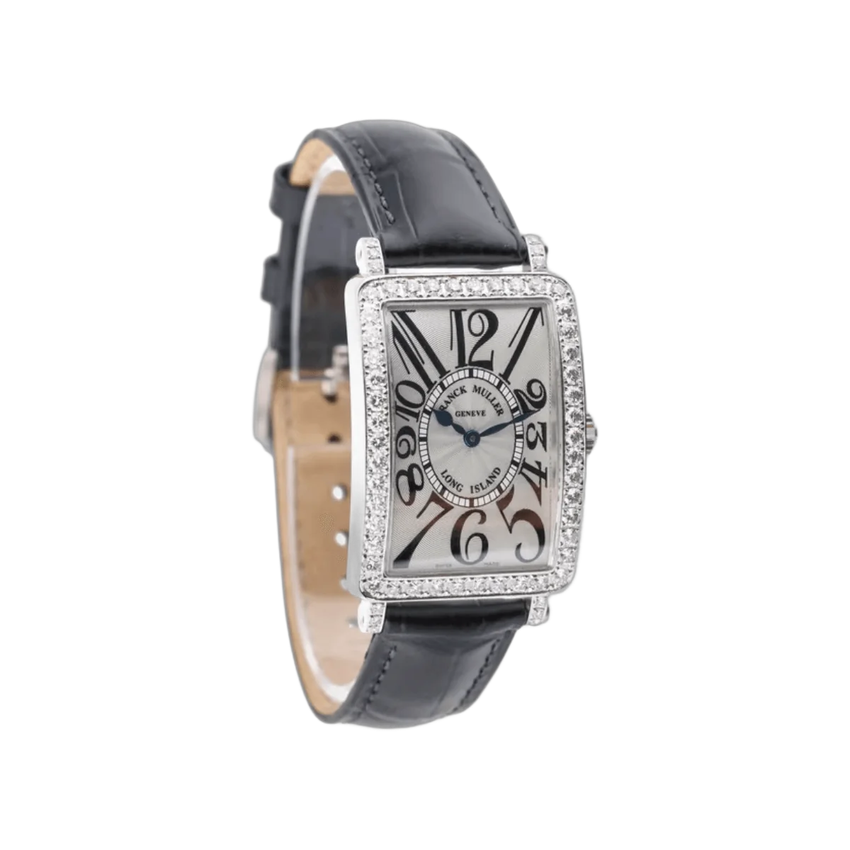 Franck Muller 1000 SC Long Eye Land 18K White Gold Diamond Bezel