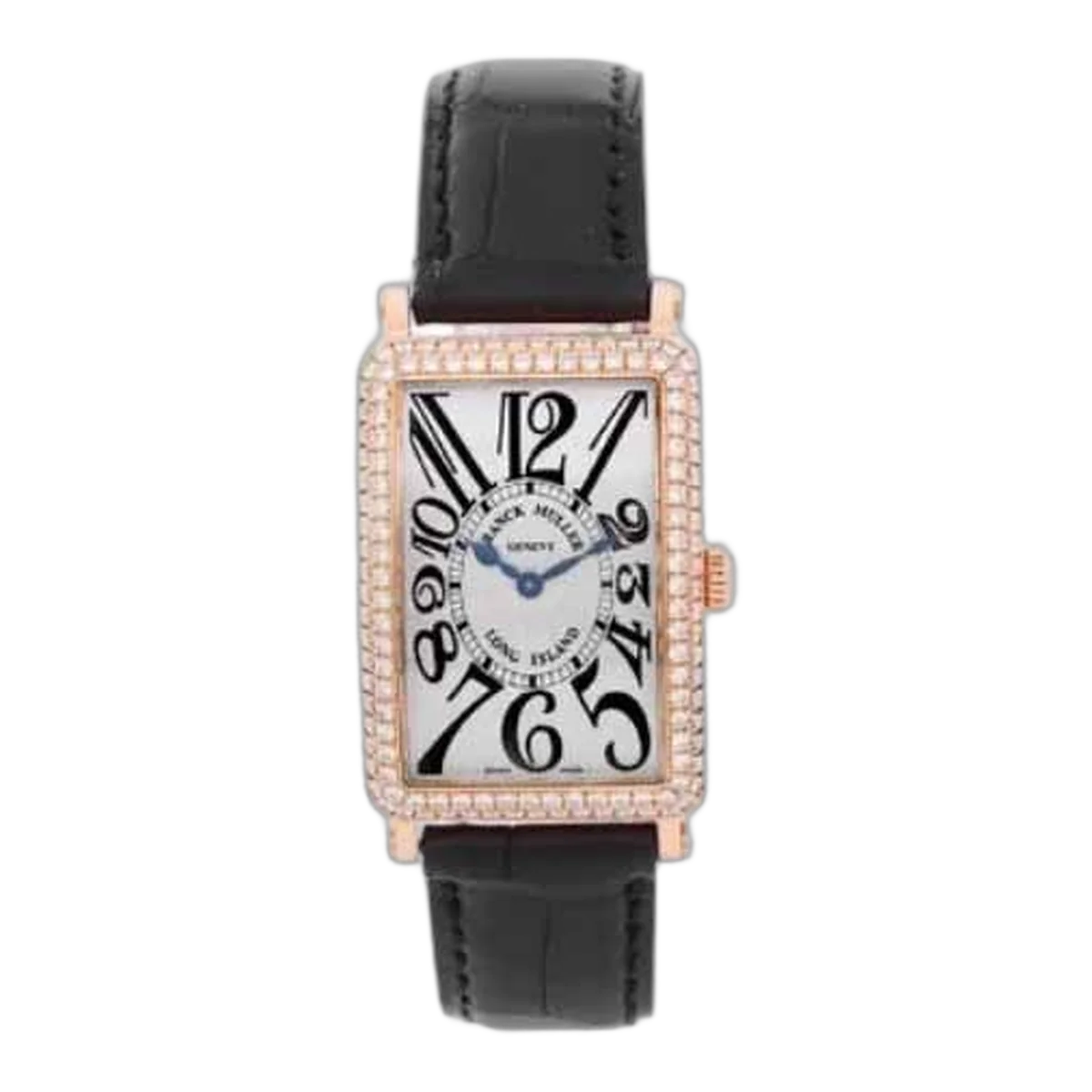 Franck Muller 长岛 43 毫米 X 30 毫米 18K 玫瑰金钻石女士手表