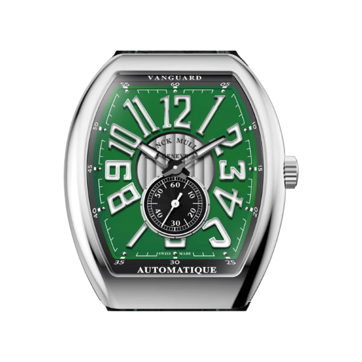 Franck Muller Vanguard Automatique Slim Vintage V 41 S S6 AT FO VIN AC VR 41mm Green Dial Mens Watch