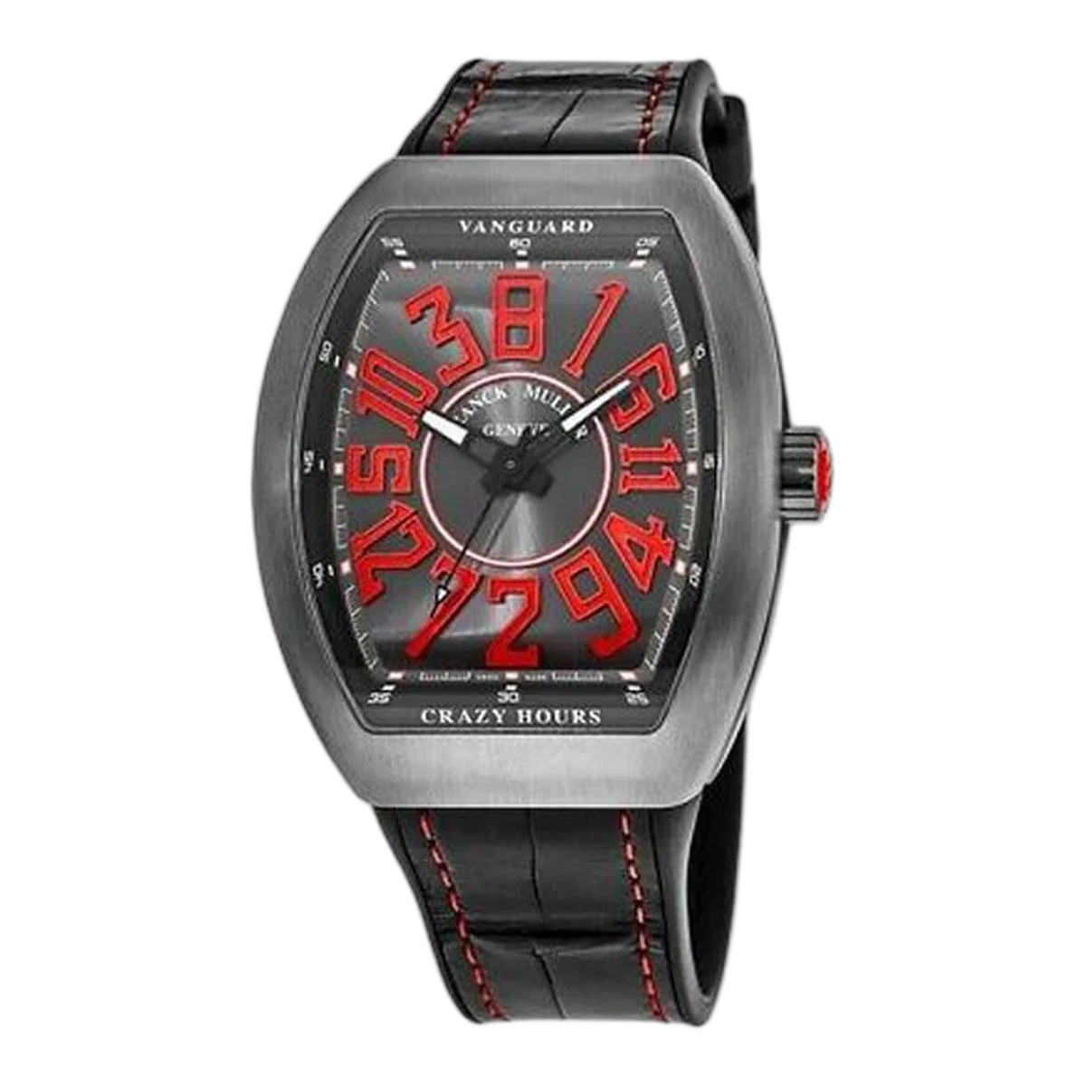 Franck Muller Vanguard Crazy Hours 钛金属黑色表盘腕表