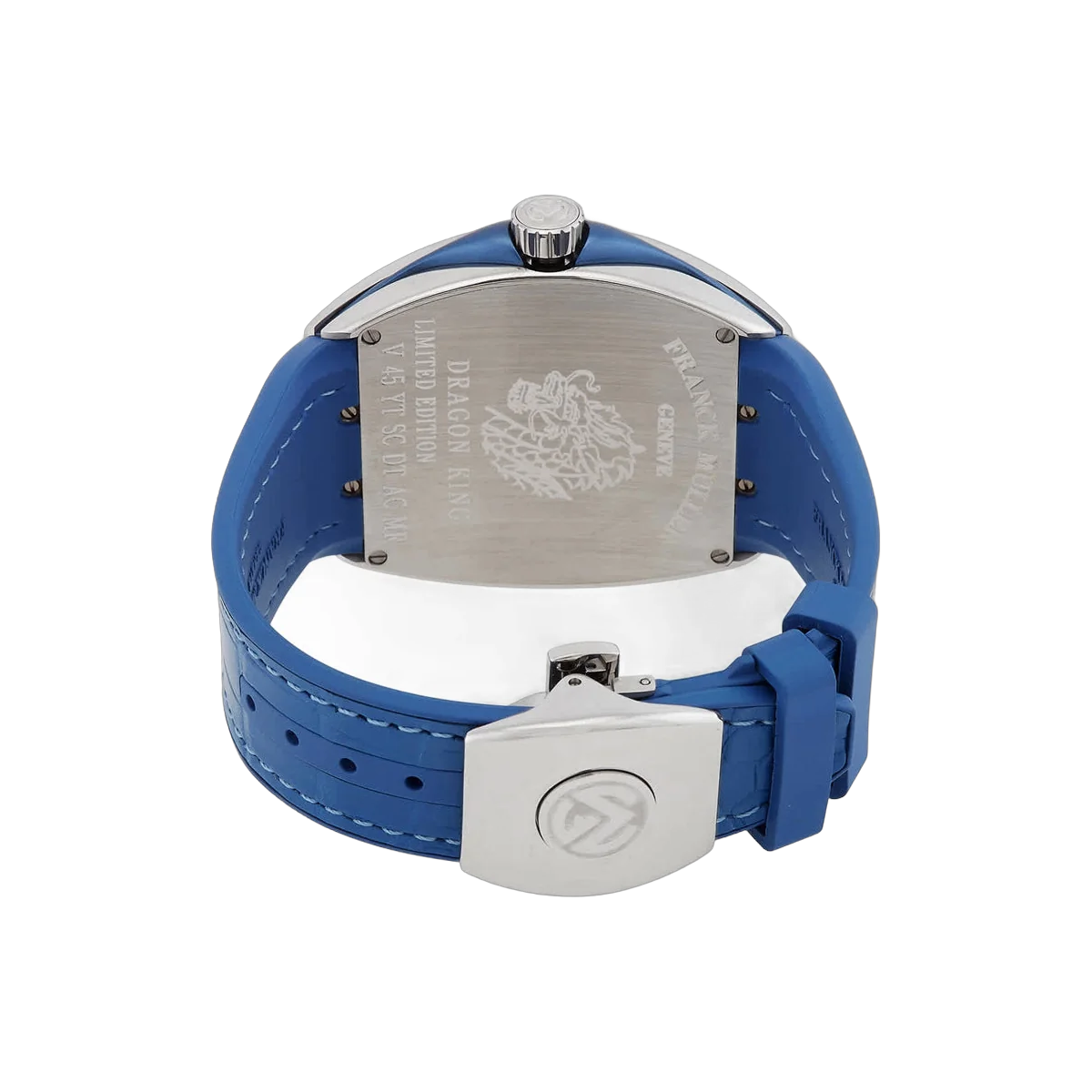 Franck Muller Vanguard Dragon King V 45 SC DT AC MR Edelstahl 45mm Blaues Zifferblatt Herrenuhr
