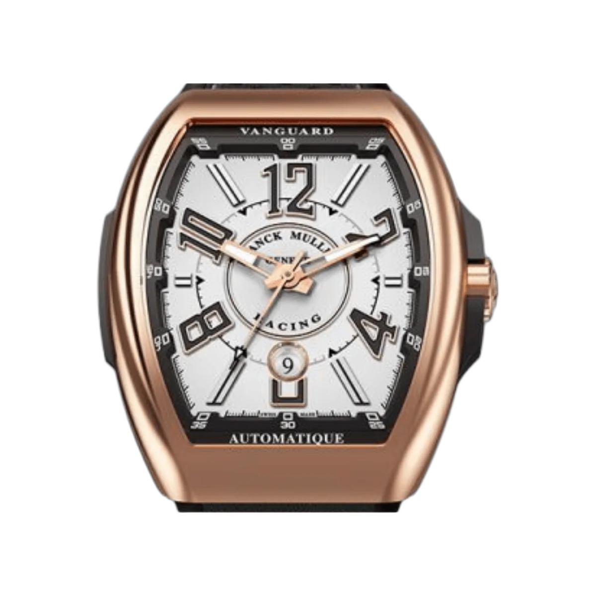 Franck Muller Vanguard Racing V 45 SC DT RCG (NR)5N 18kt Roségold 45mm Herrenuhr mit silbernem Zifferblatt