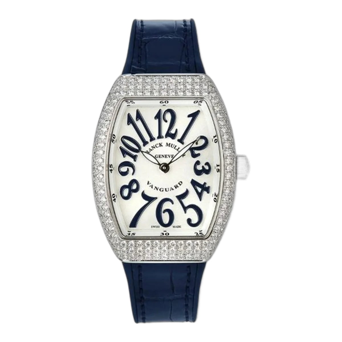 Franck Muller Vanguard 不锈钢售后市场镶钻腕表