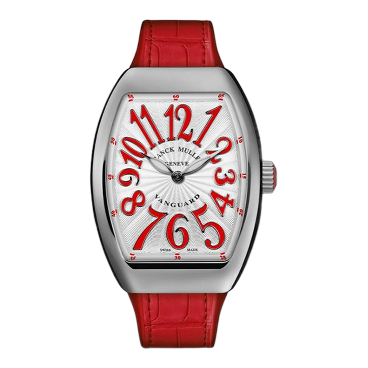 Franck Muller Vanguard V 32 QZ AC RG Master of Complications Stainless Steel 32mm White Dial Ladies Watch