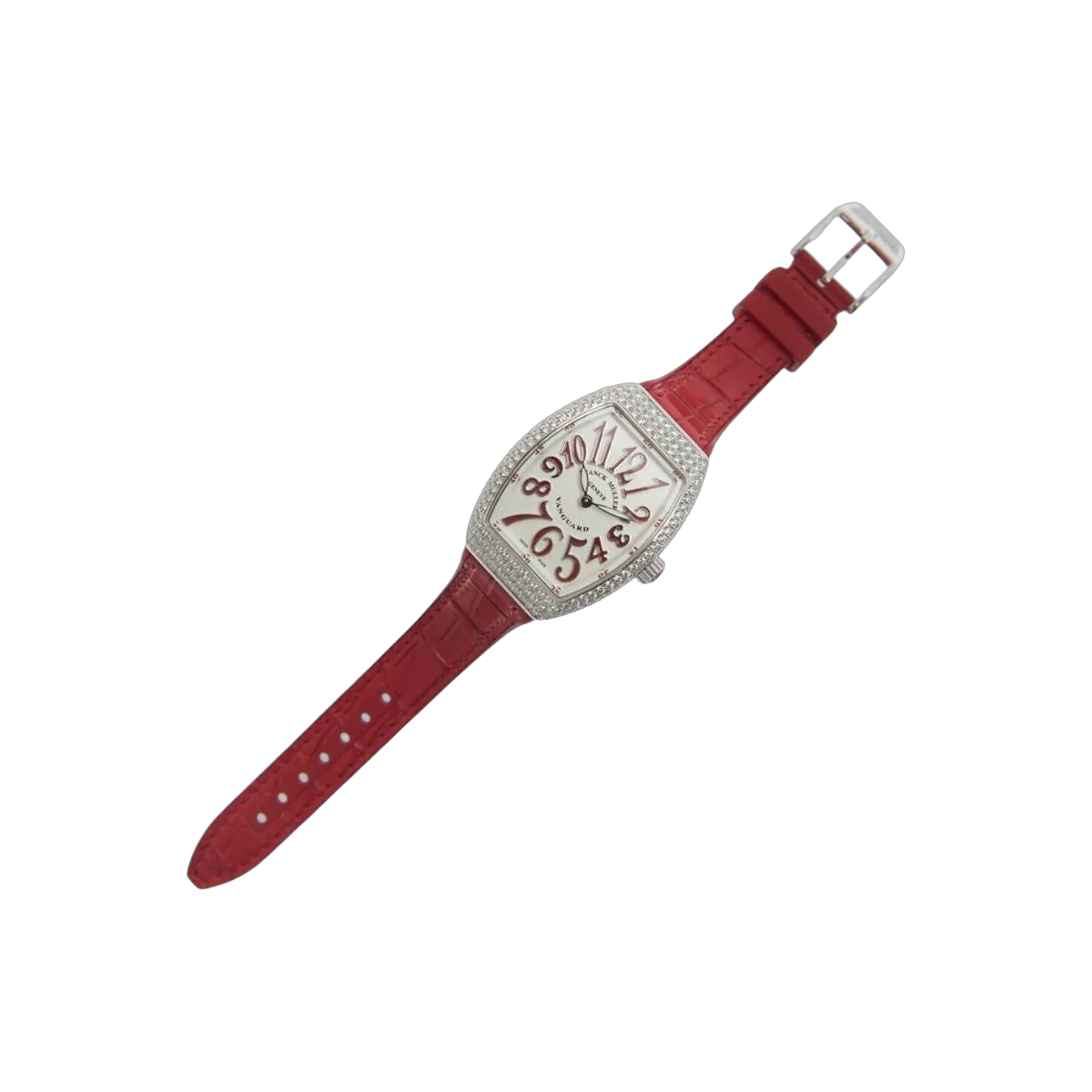 Franck Muller Vanguard V 32 QZ AC RG Quartz Red Aftermarket Diamond Set Bezel – additional product photo 3