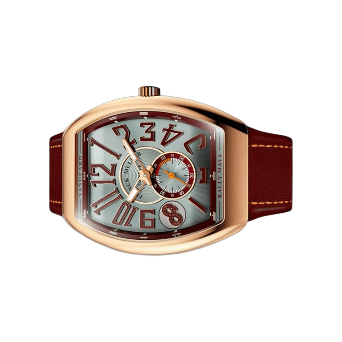 Franck Muller Vanguard V 41 S S6 AT FO 5N BO Automatique Rally Maya Limited Edition 41mm Silbernes Zifferblatt Unisex-Uhr