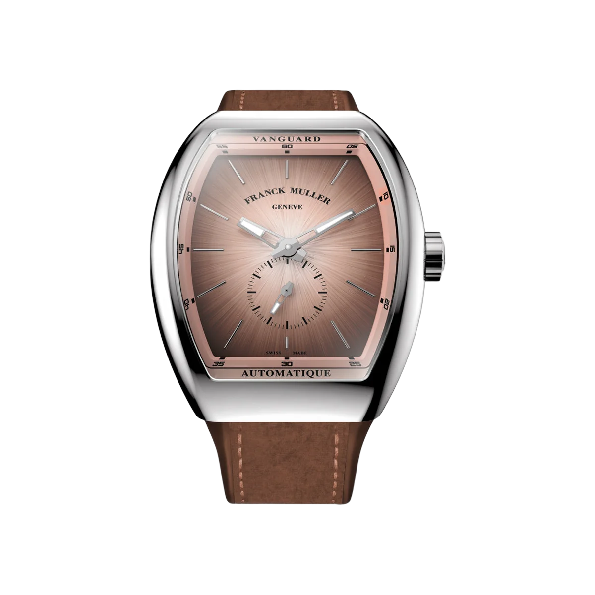 Franck Muller Vanguard V 41 S S6 AT FO SFUMATO (SM) 不锈钢 41 毫米棕色表盘女士手表