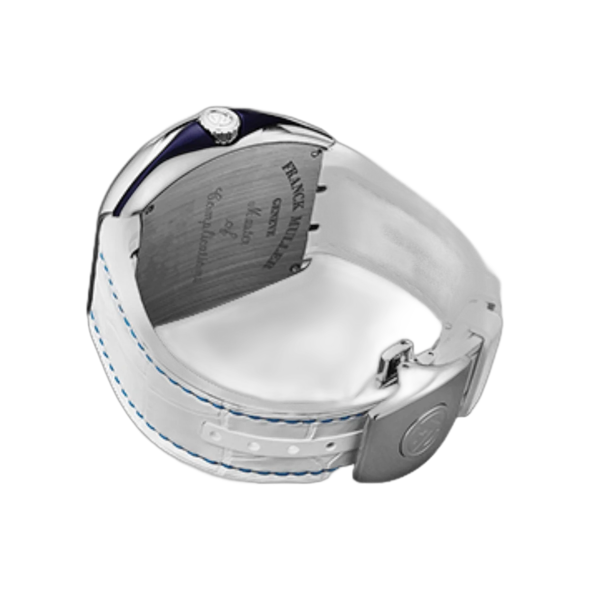 法穆兰 Vanguard V 45 Sc Dt Yachting Ac Bl 白色表盘