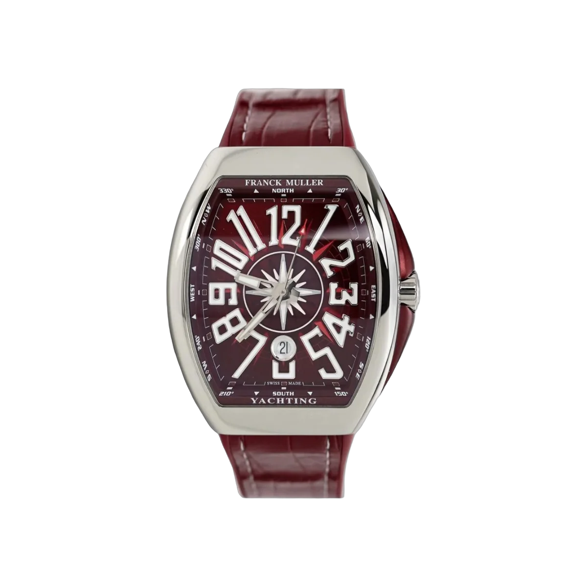 Franck Muller Vanguard V45 SC DT AC BO Automatic Burgundy Dial