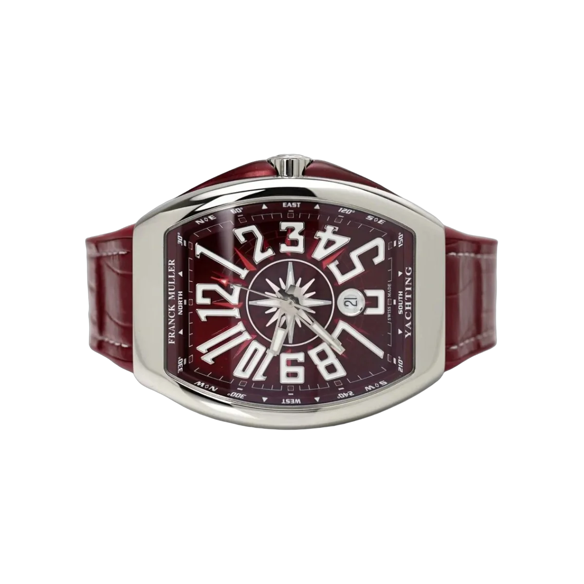Franck Muller Vanguard V45 SC DT AC BO Automatic Burgundy Dial