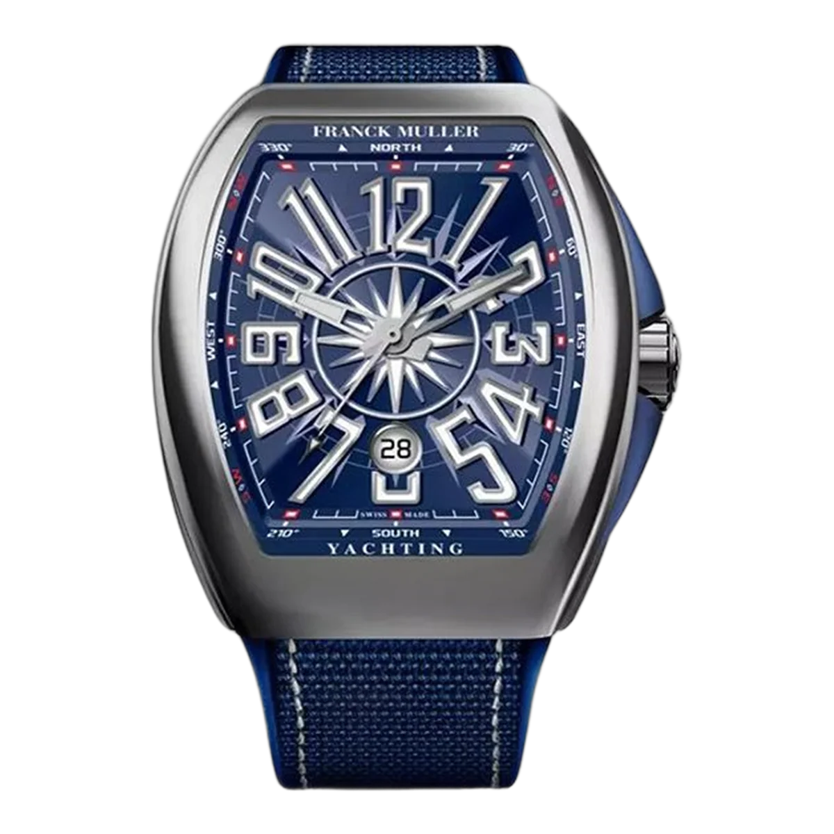 Franck Muller Vanguard Yachting 44 毫米不锈钢男士手表