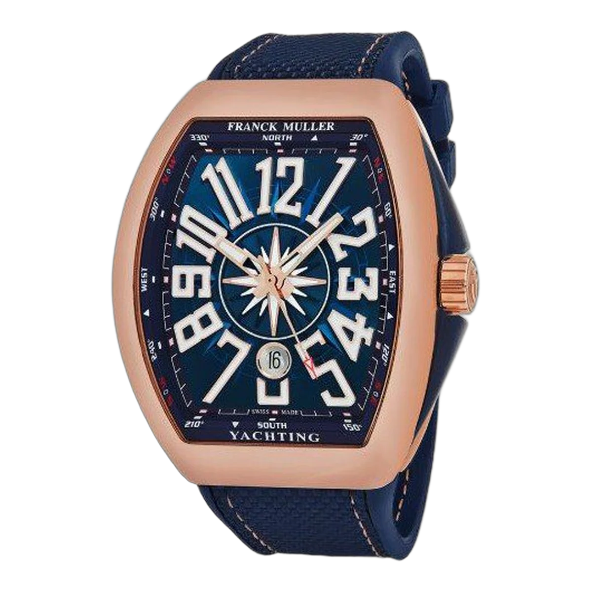 Franck Muller Vanguard Yachting 45Mm 18Kt Rose Gold Men's Watch