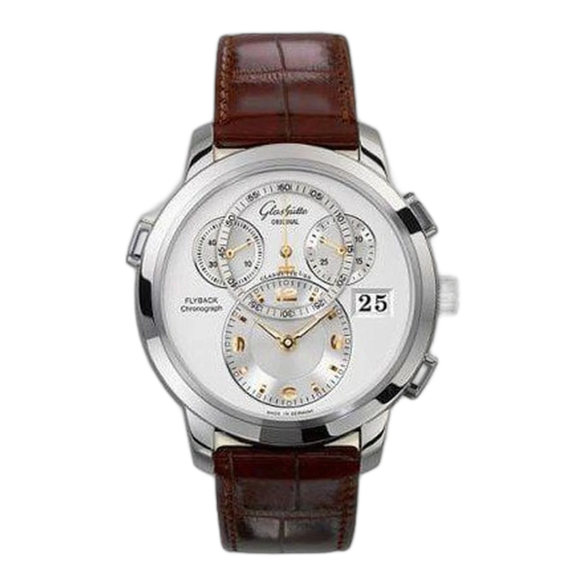 Glashütte Original Panomatic 18kt Weißgold 42mm Herrenuhr