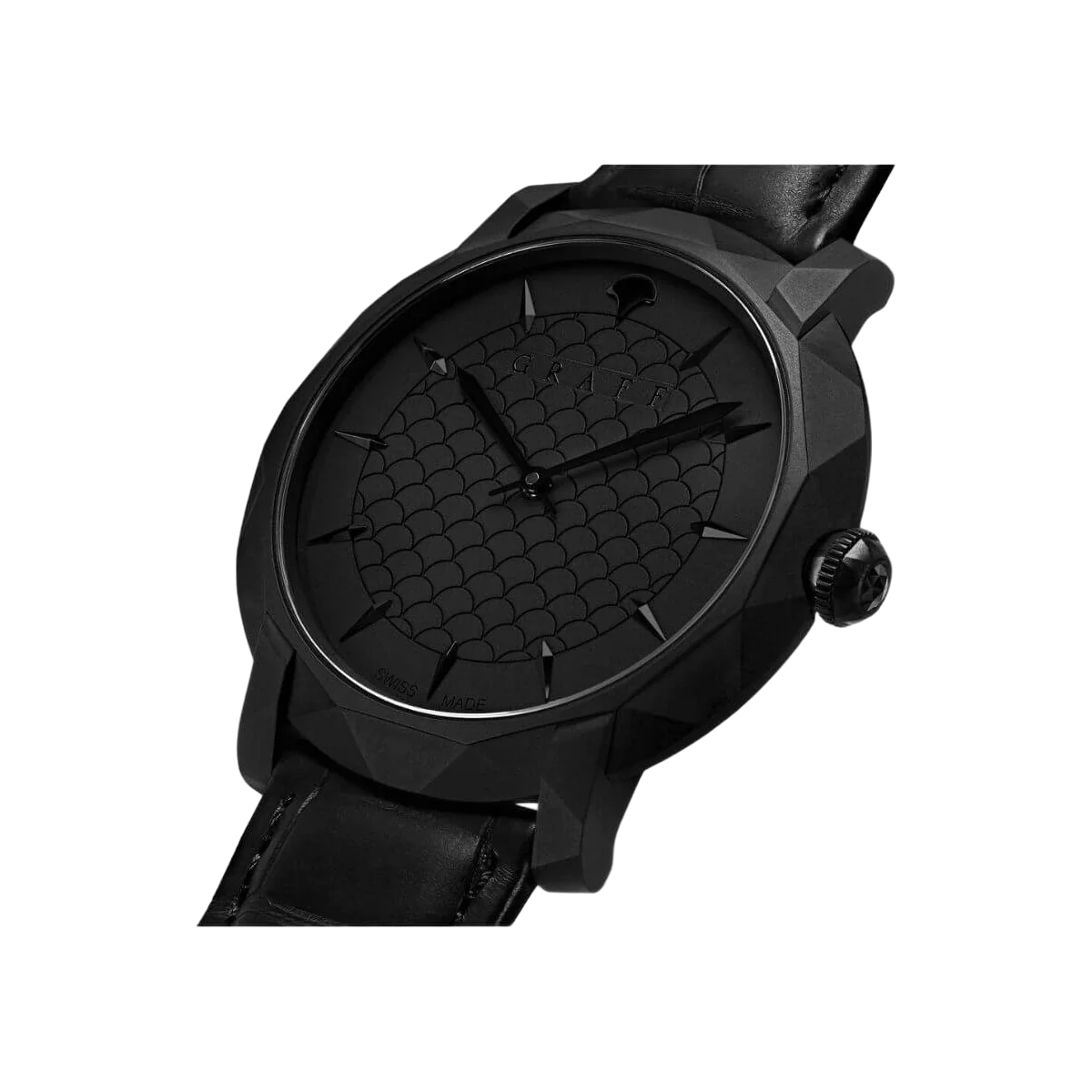 Graffstar Slim Eclipse GSU43DLCB 黑色 Dlc 43 毫米钛金属