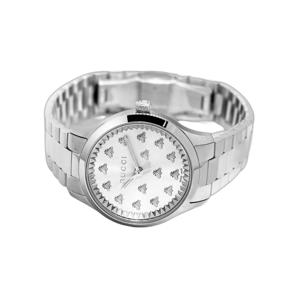 Gucci G-Timeless YA1265031 32mm MultiBees Index Grey Dial Womens Watch – additional product photo 3