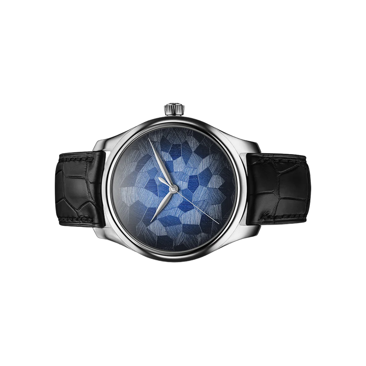H. Moser & Cie. Endeavour 1200-1220 Centre Seconds Stainless Steel 40mm Blue Fume Dial Men's Watch