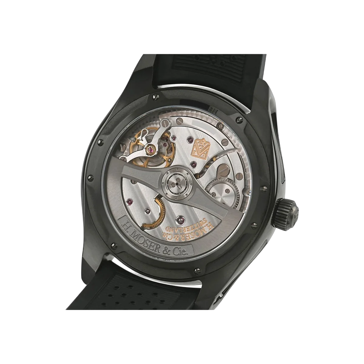 H. Moser & Cie. Pioneer Centre Seconds 3200-1205 Stahl 42,8mm Blaues Zifferblatt Herrenuhr