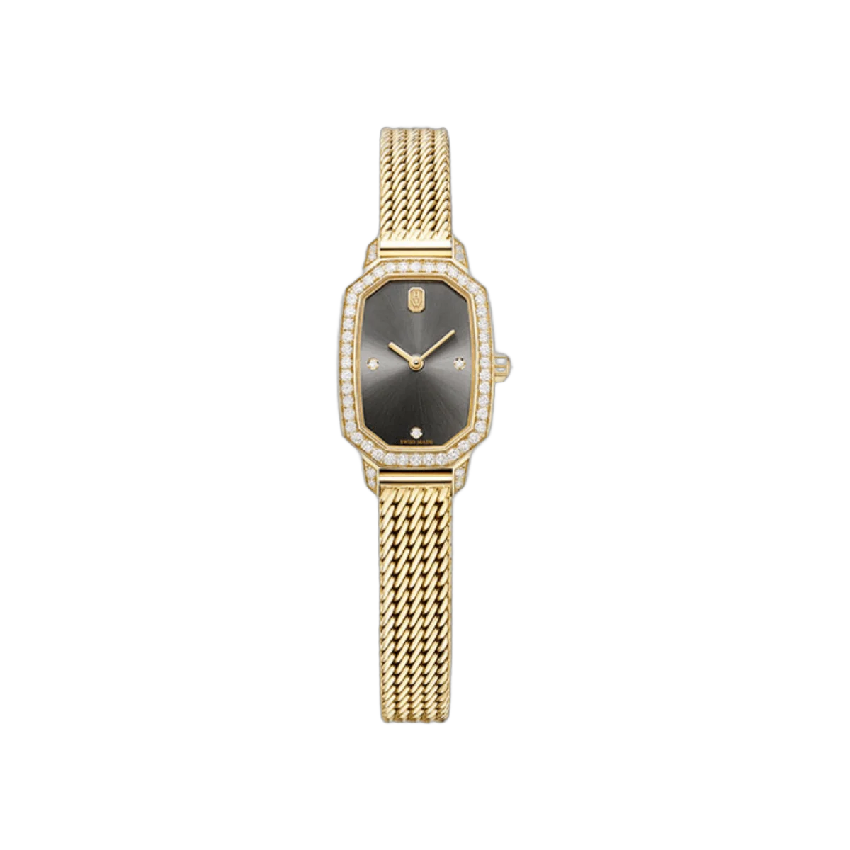 Harry Winston Emerald EMEQHM18YY003 18k Roségold 24mm MOP Diamanten Zifferblatt Damenuhr