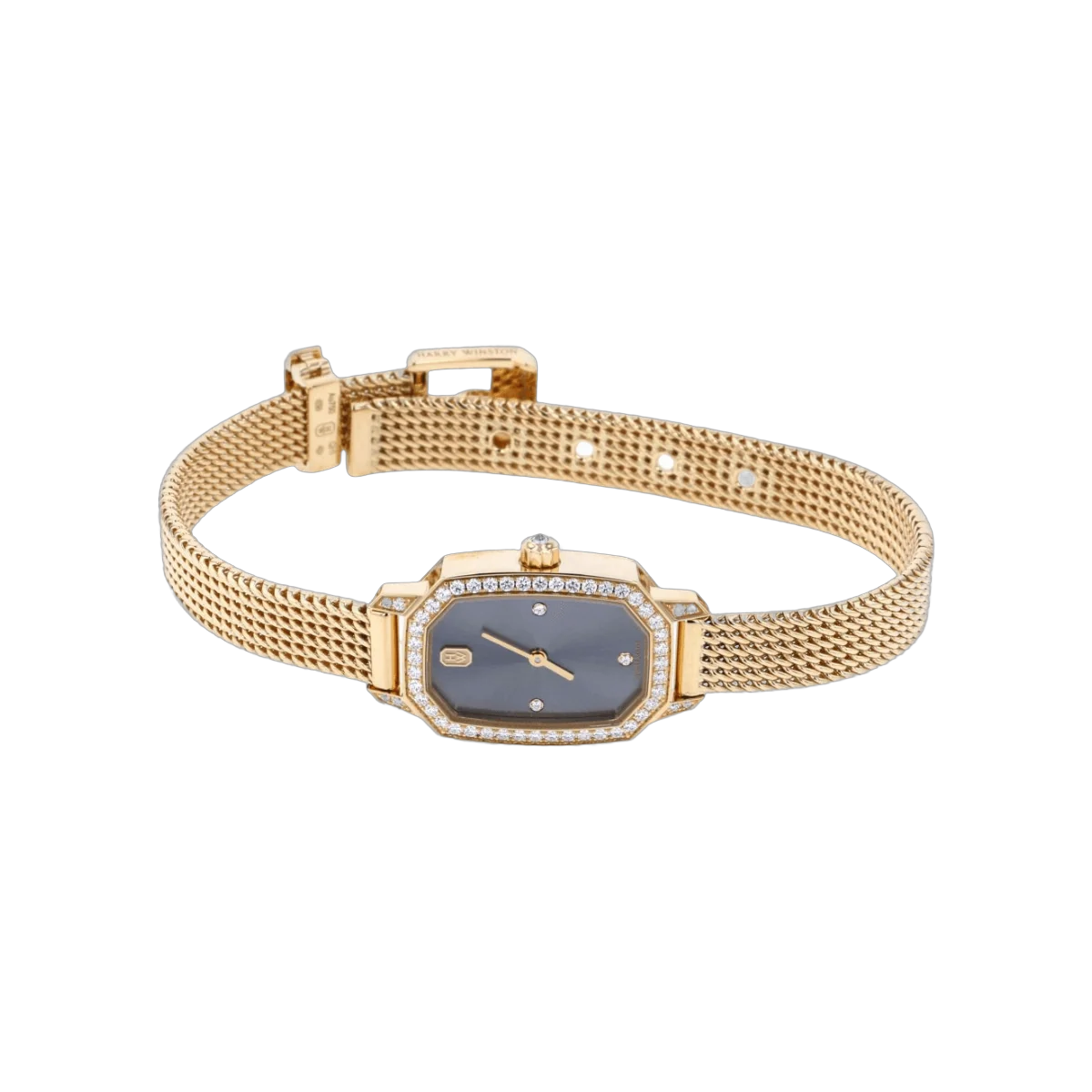 Harry Winston Emerald EMEQHM18YY003 18k Roségold 24mm MOP Diamanten Zifferblatt Damenuhr