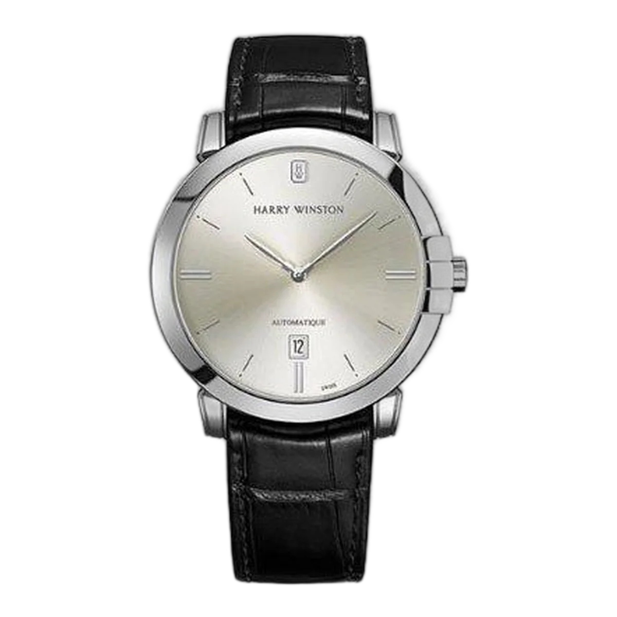 Harry Winston Midnight 42Mm 18Kt White Gold Men's Watch