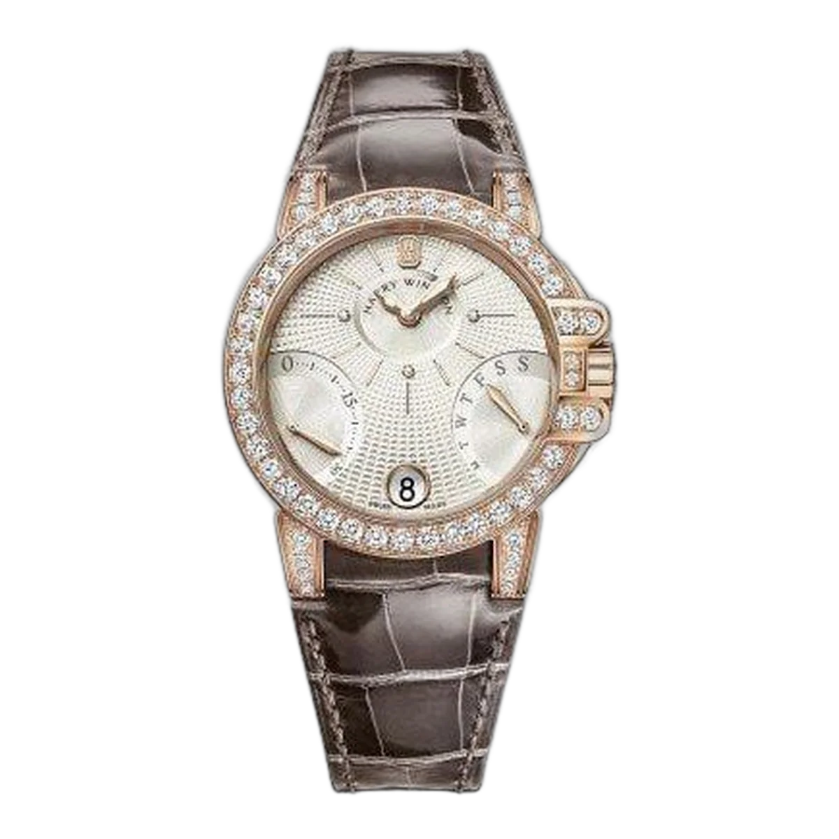Harry Winston Ocean 18Kt Rose Gold 36Mm Ladies Watch