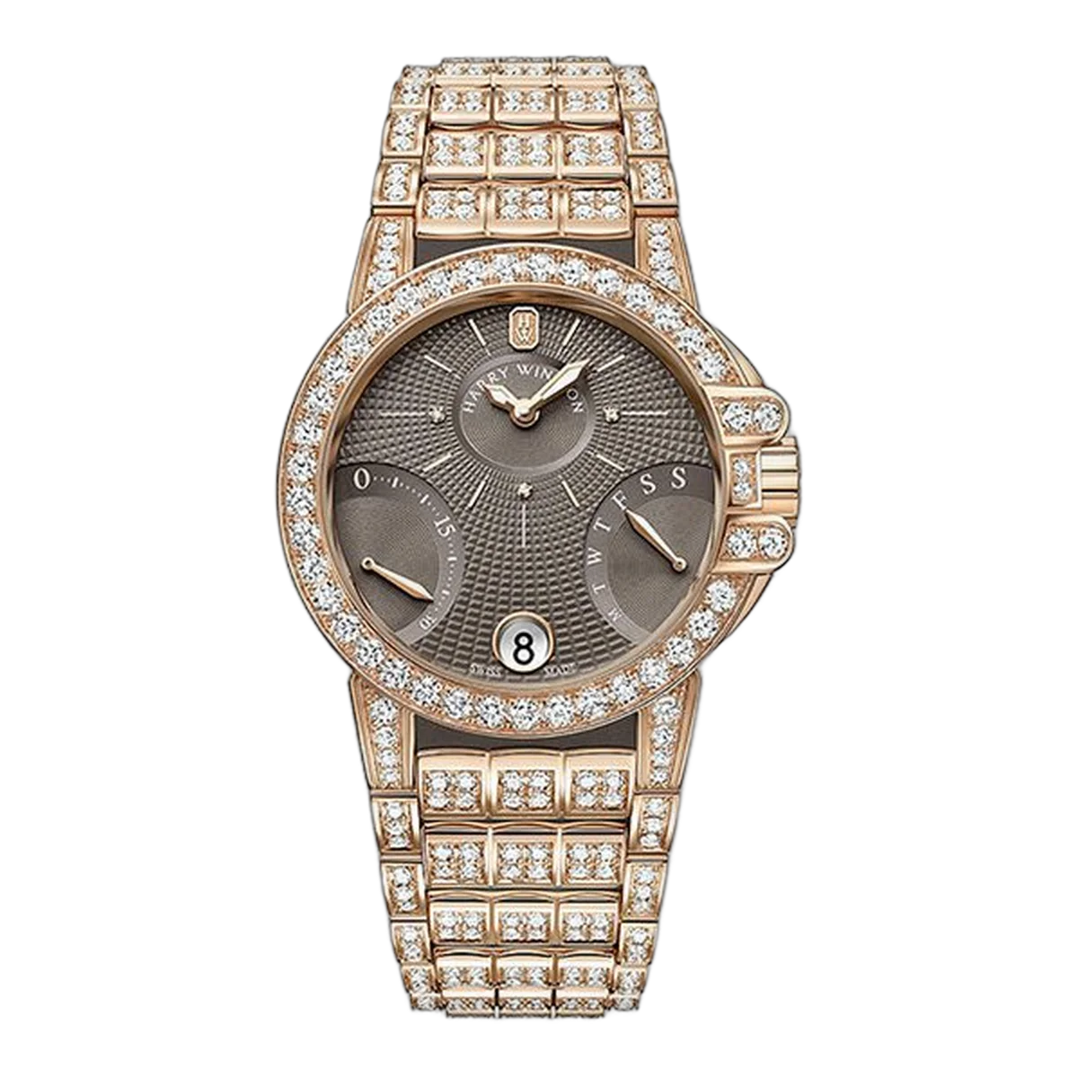 Harry Winston Ocean Lady Biretrograde 36 mm Damenuhr