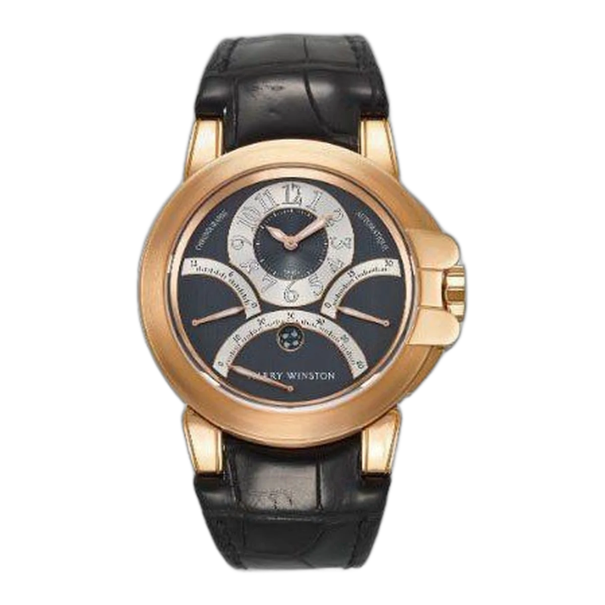 Harry Winston Ocean Triple Retrograde Chronograph 44Mm 18Kt Roségold Herrenuhr