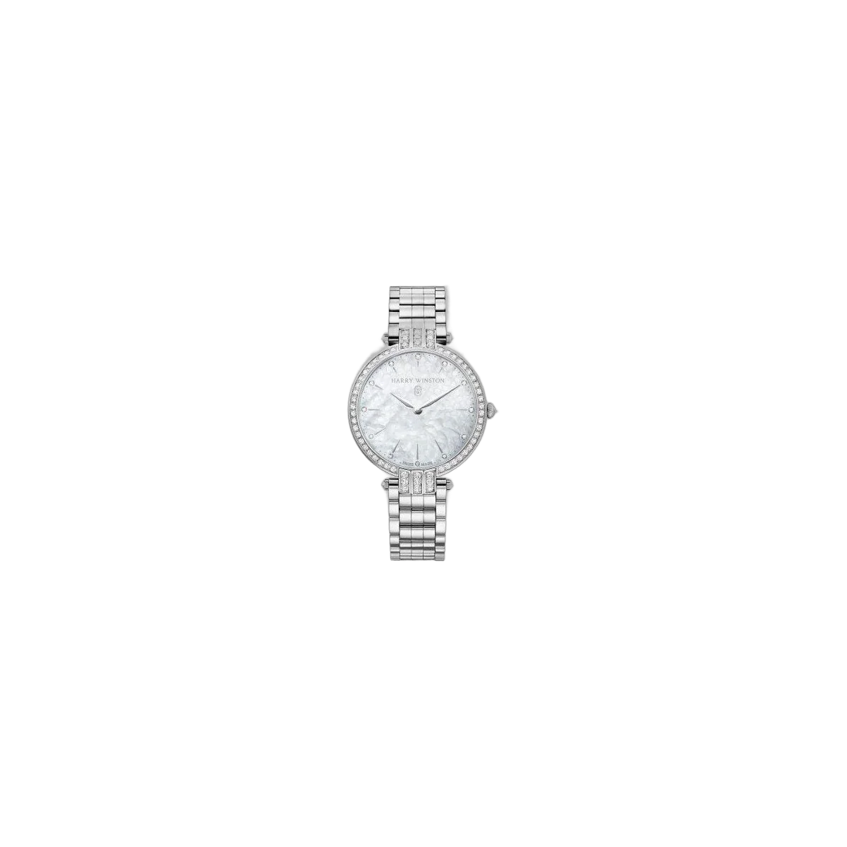 Harry Winston Premier Damenuhr, 18 Karat Weißgold, 36 mm