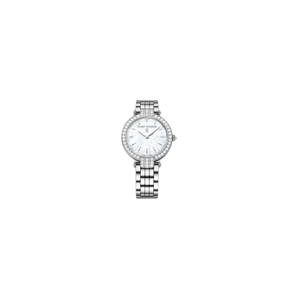 Harry Winston Premier Damenuhr, 18 Karat Weißgold, 36 mm