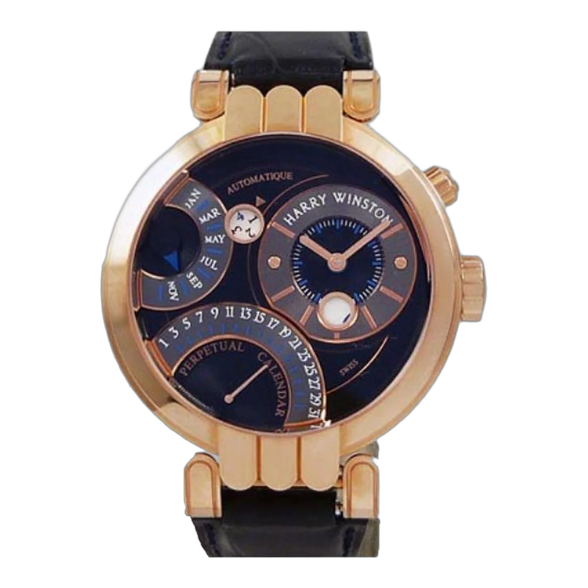 Harry Winston Premier Excenter Perpetual Calendar Watch