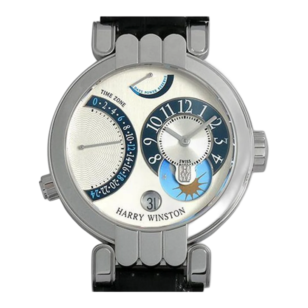 Harry Winston Premier Excenter Time Zone Herrenuhr