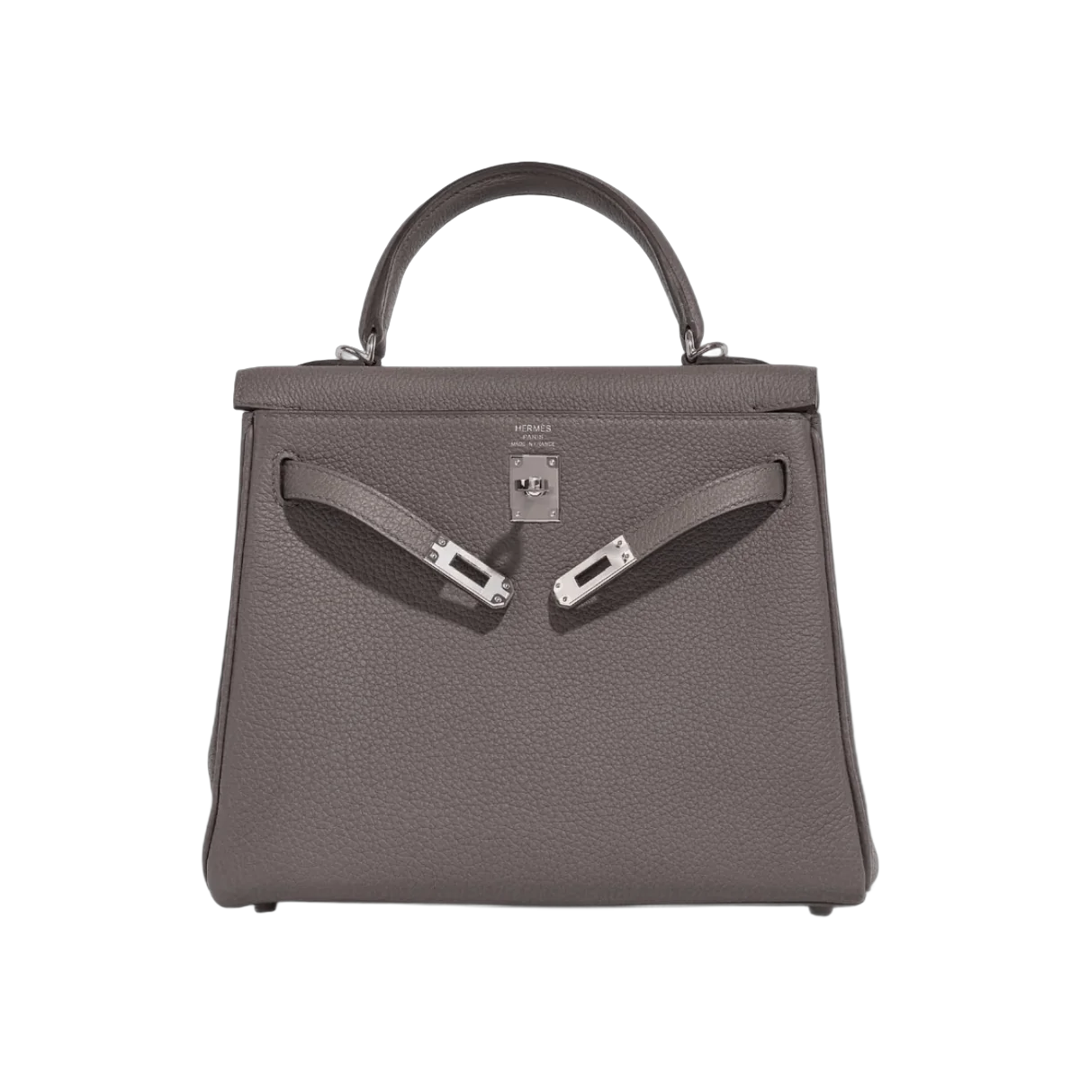 Hermes Kelly 25 Retourne جلد توغو إيتان بإكسسوارات فضية (Palladium HW)