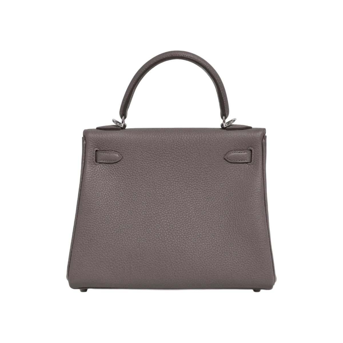 Hermes Kelly 25 Retourne Etain Togo Leder Palladium Hardware