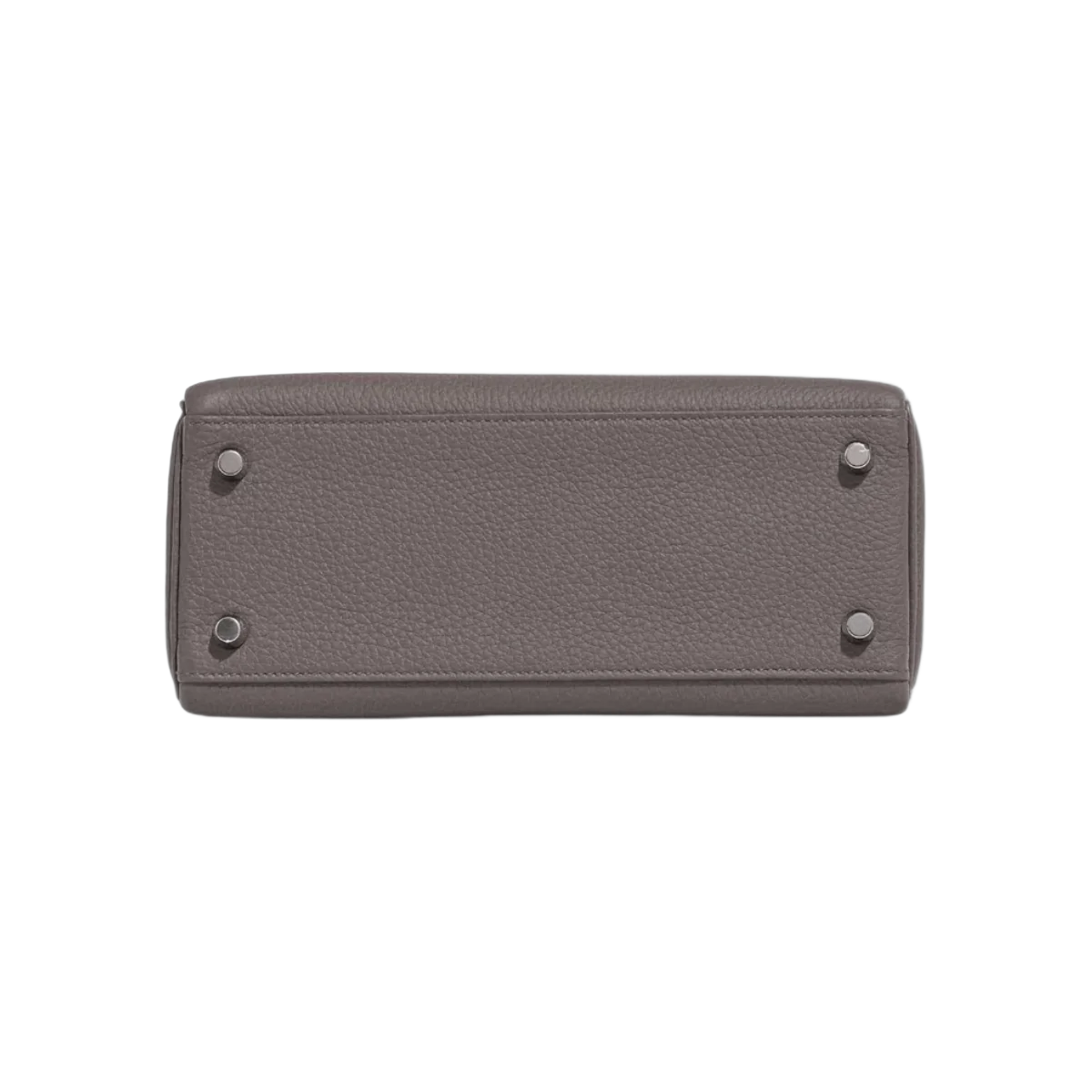 Hermes Kelly 25 Retourne Etain Togo Leder Palladium Hardware