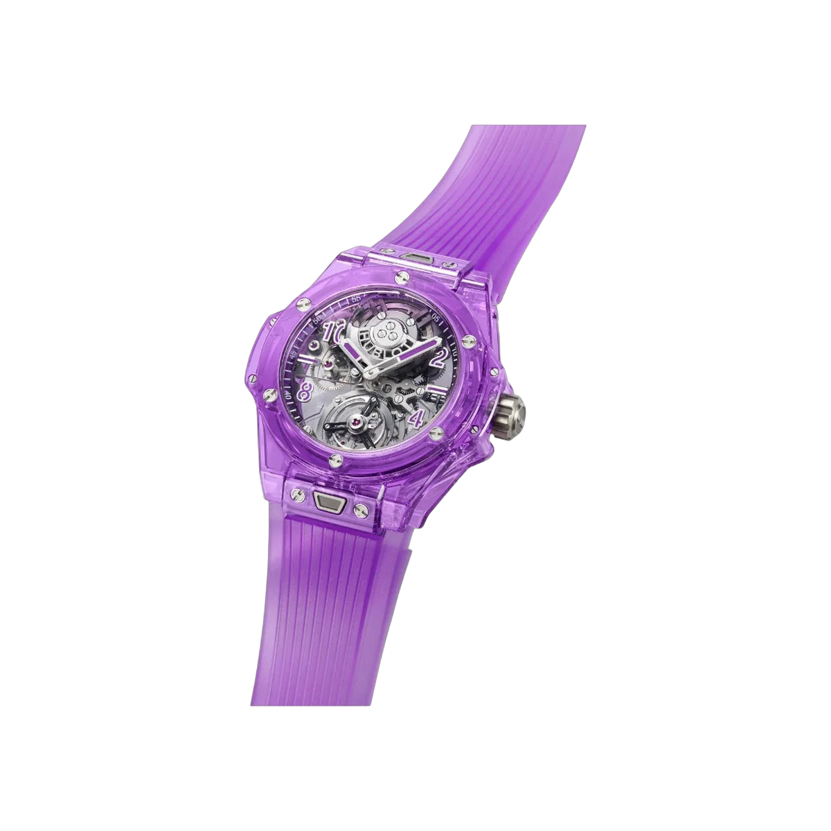 Hublot Big Bang 429.JM.0120.RT Tourbillon Purple Sapphire 44mm Skeleton Dial Men's Watch