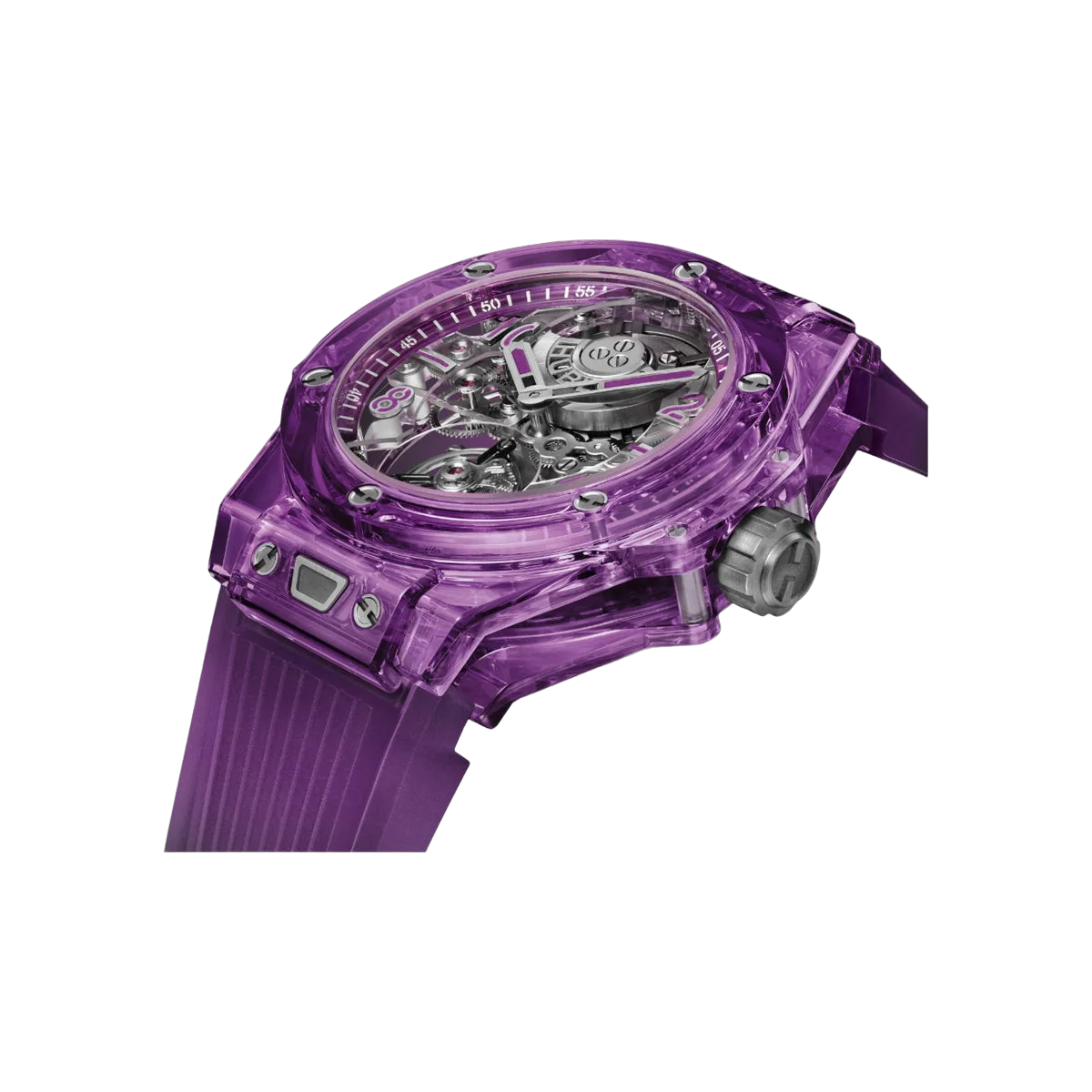 Hublot Big Bang 429.JM.0120.RT Tourbillon Purple Sapphire 44mm Skeleton Dial Men's Watch