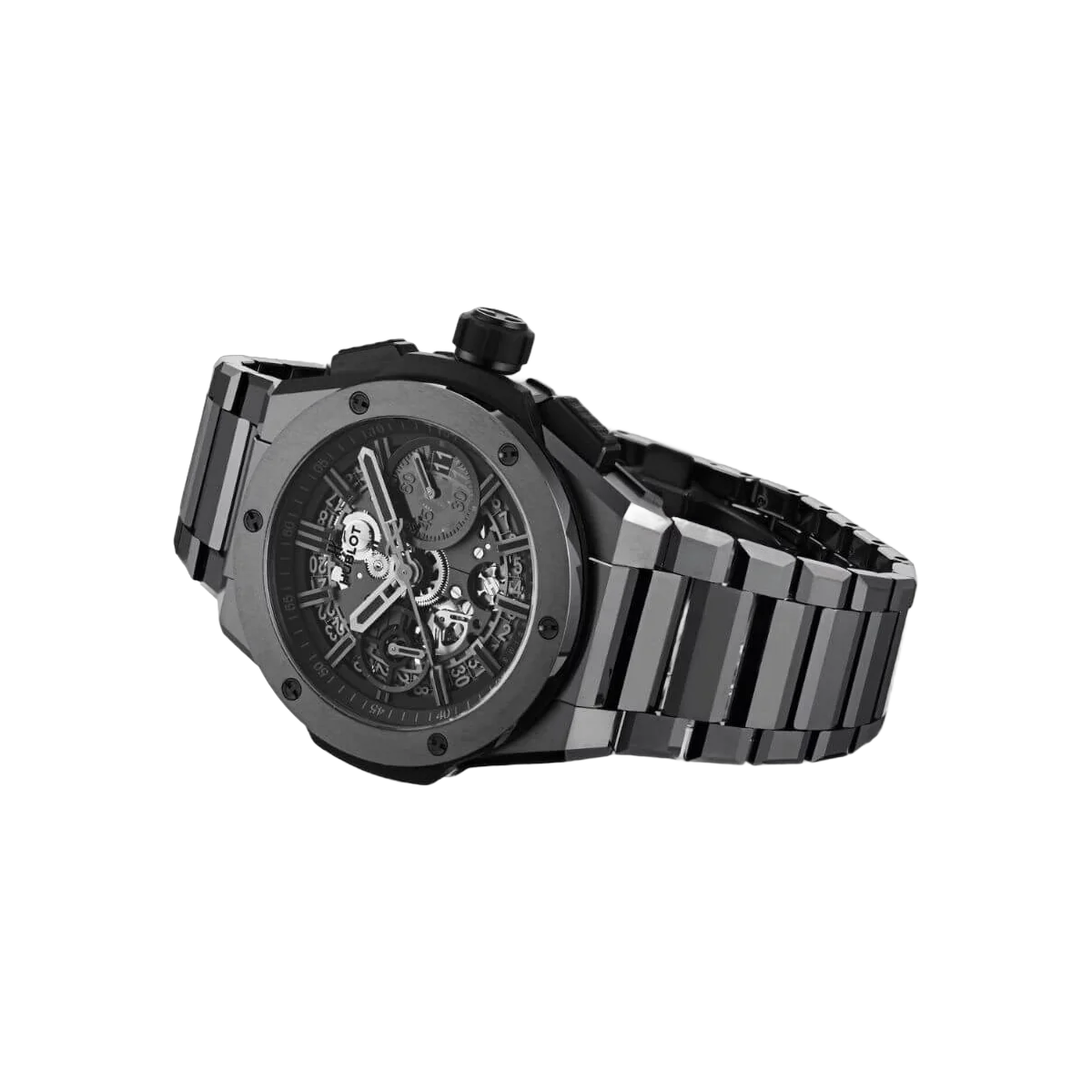 Hublot Big Bang 451.CX.1140.CX Ceramic Integral All Black Chronograph 42mm Schwarzes Zifferblatt Herrenuhr