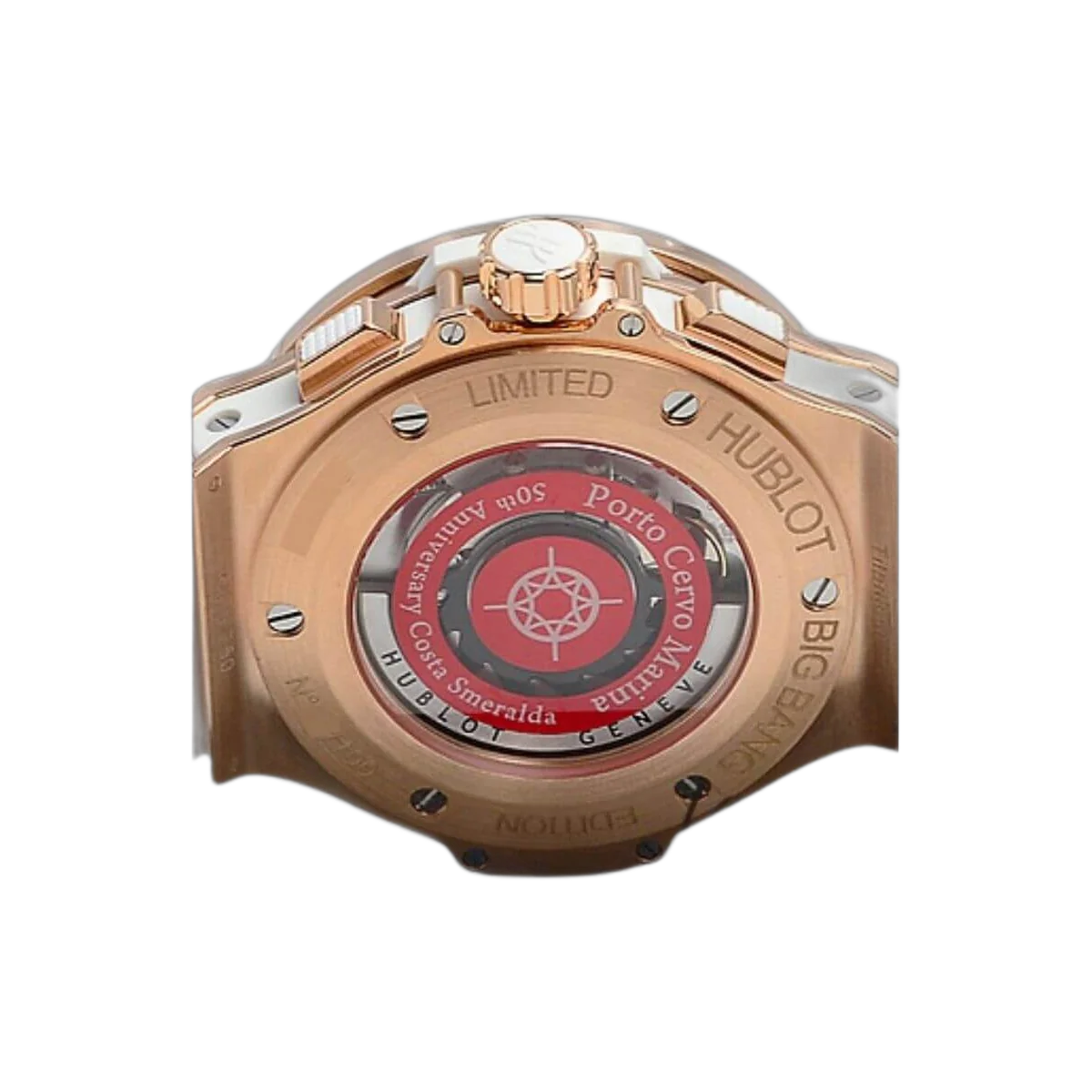 Hublot Big Bang Costa Smeralda 347.PE.2123.LR.1104.PCM12 Chronograph Weißes Zifferblatt