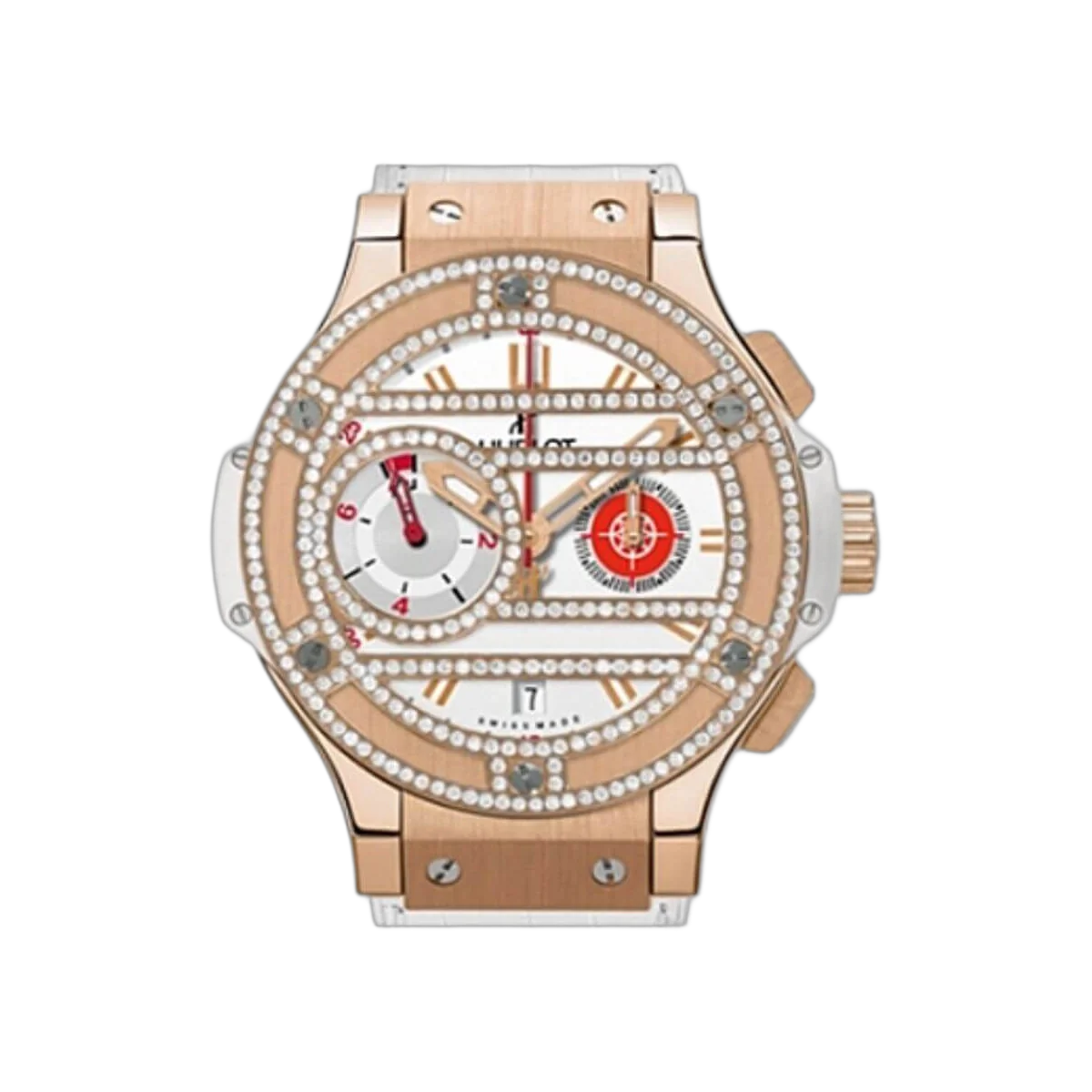 Hublot Big Bang Costa Smeralda 347.PE.2123.LR.1104.PCM12 Chronograph Weißes Zifferblatt